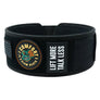 4" - Black Velcro Weightlifting Belt