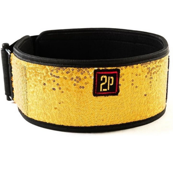 4" Bling (Sparkle) Straight Weightlifting Belt These Fists Fly