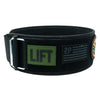 4" - Black Velcro Weightlifting Belt