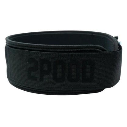 4" - Black Velcro Weightlifting Belt