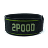 4" - Green Velcro Patch Weightlifting Belt