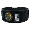 4" - Black Velcro Weightlifting Belt