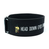 4" - Head Down Eyes Forward by Mattie Rogers Weightlifting Belt