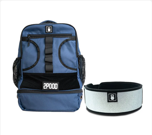 4" Diamond Belt & Backpack Bundle