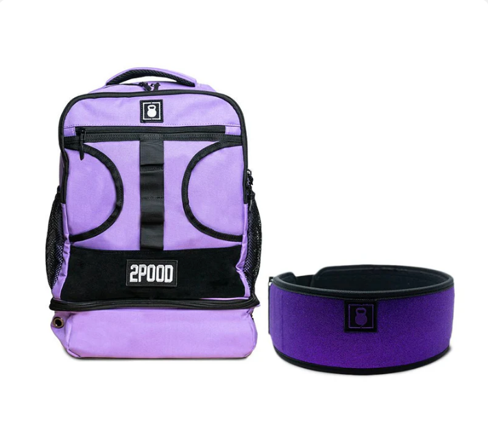 4" Purple Pulse Belt & Backpack Bundle