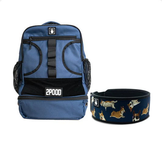 4" Winston the Corgi Belt & Backpack Bundle