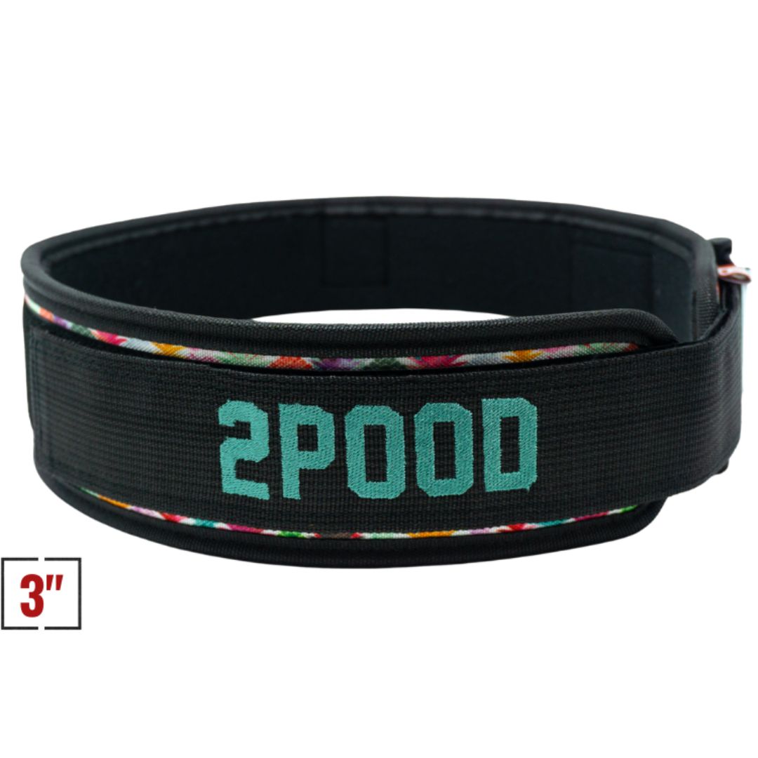 3" - Petite Pineapple Weightlifting Belt