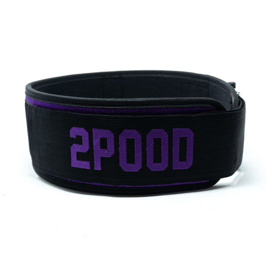 4" - Purple Pulse Weightlifting Belt