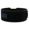 4" - Navy Velcro Patch Straight Weightlifting Belt